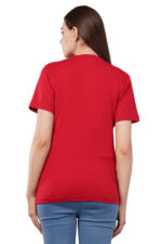 Women Cotton T-Shirt | Printed (Live The Dream) | Round Neck Half Sleeves | Regular Fit Summer T Shirt - Image 5