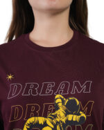 Women's Printed Cotton Half Sleeves Round Neck Regular T-Shirts for Women - Image 5