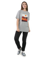 Women's Printed Cotton Half Sleeves Round Neck Regular T-Shirts for Women - Image 2