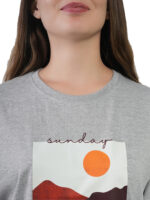 Women's Printed Cotton Half Sleeves Round Neck Regular T-Shirts for Women - Image 5