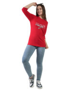 omen's Printed Cotton 3/4 Sleeves Round Neck Regular T-Shirts for Women - Image 3