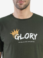 Men's Cotton Printed Round Neck Half Sleeves Regular Fit T-Shirts for Men - Image 4