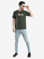 Men's Cotton Printed Round Neck Half Sleeves Regular Fit T-Shirts for Men - Image 2