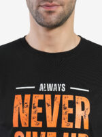 Men's Cotton Printed Round Neck Half Sleeves Regular Fit T-Shirts for Men - Image 5