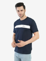 Men's Cotton Plain Round Neck Half Sleeves Regular Fit T-Shirts for Men - Image 4