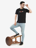 Men's Cotton Printed Round Neck Half Sleeves Regular Fit T-Shirts for Men - Image 3