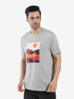 Men's Cotton Printed Round Neck Half Sleeves Regular Fit T-Shirts for Men - Image 7