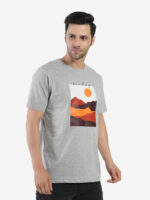 Men's Cotton Printed Round Neck Half Sleeves Regular Fit T-Shirts for Men - Image 6