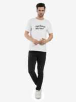 Men's Cotton Printed Round Neck Half Sleeves Regular Fit T-Shirts for Men - Image 2