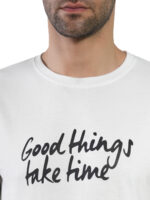 Men's Cotton Printed Round Neck Half Sleeves Regular Fit T-Shirts for Men - Image 5