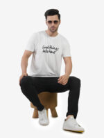 Men's Cotton Printed Round Neck Half Sleeves Regular Fit T-Shirts for Men - Image 3