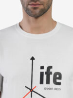 Men's Cotton Printed Round Neck Half Sleeves Regular Fit T-Shirts for Men - Image 4