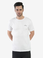 Men's Cotton Plain Round Neck Half Sleeves Regular Fit T-Shirts for Men - Image 2