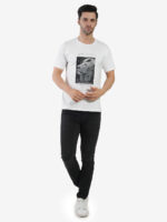 Men's Cotton Printed Round Neck Half Sleeves Regular Fit T-Shirts for Men - Image 2