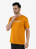 Men's Cotton Printed Round Neck Half Sleeves Regular Fit T-Shirts for Men - Image 3