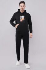 Men's Cotton Fleece Hooded Neckk Full Sleeve Hoodies - Image 3