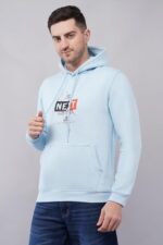 Men's Cotton Fleece Hooded Neckk Full Sleeve Hoodies - Image 3