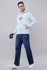 Men's Cotton Fleece Hooded Neckk Full Sleeve Hoodies - Image 7