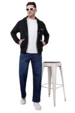 Men's Cotton Fleece Hooded Neckk Full Sleeve Jacket