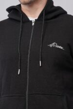 Men's Cotton Fleece Hooded Neckk Full Sleeve Jacket - Image 6