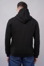 Men's Cotton Fleece Hooded Neckk Full Sleeve Jacket - Image 7