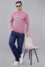 Men's Cotton Fleece Round Neck Full Sleeve Sweatshirt - Image 3