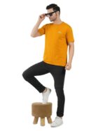 Men's Cotton Plain Round Neck Half Sleeves Regular Fit T-Shirts for Men - Image 6