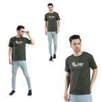 Men's Cotton Printed Round Neck Half Sleeves Regular Fit T-Shirts for Men - Image 2